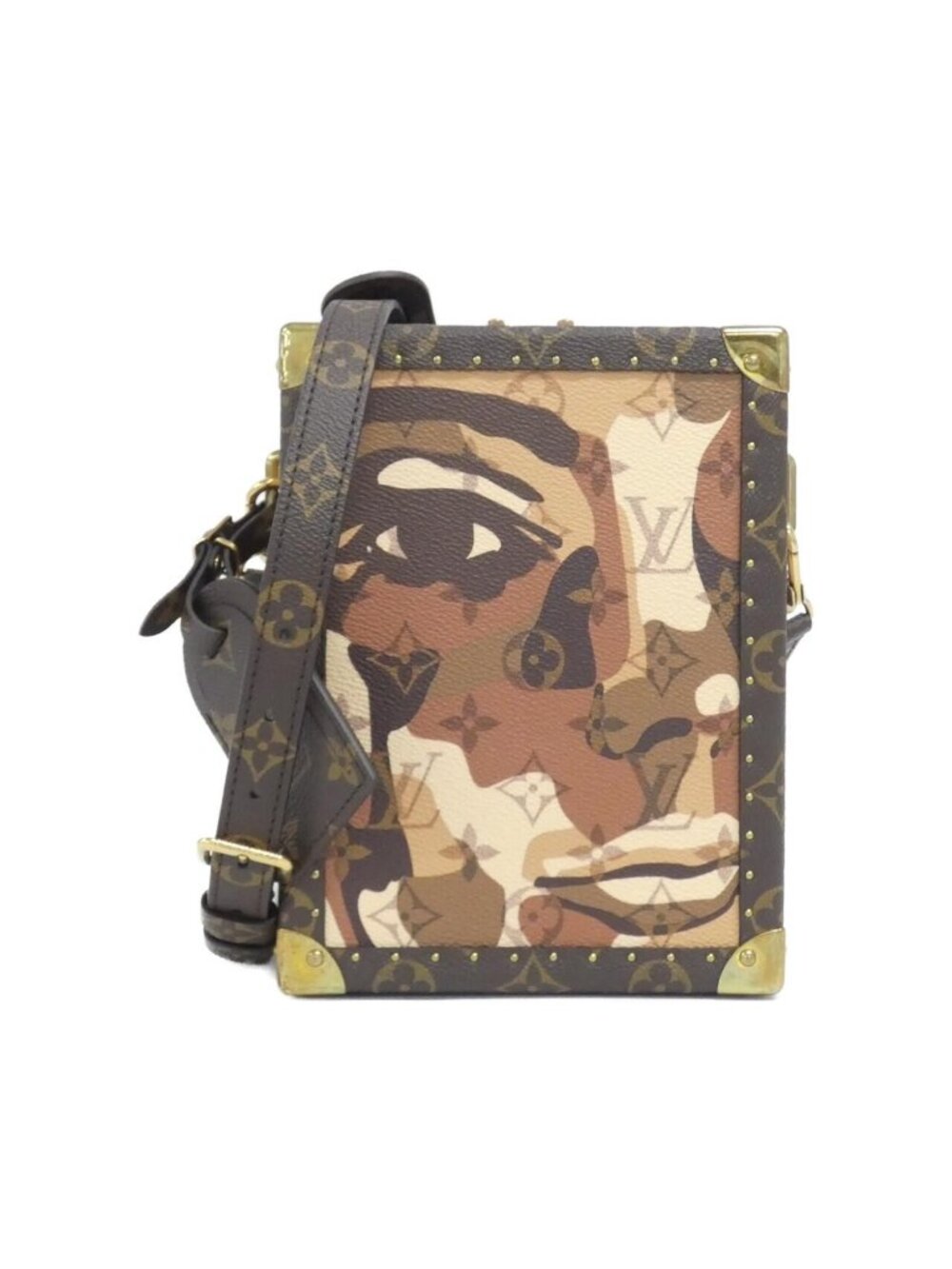 Louis Vuitton Monogram LV Portrait Vertical Clutch Box